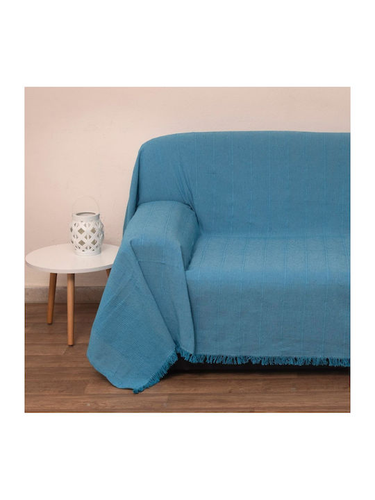 Viopros Throws Set 3 Pcs Turquoise