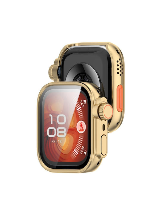 SSCase Husă din Silicon în Culoare Aurie pentru Huawei Watch Fit 5