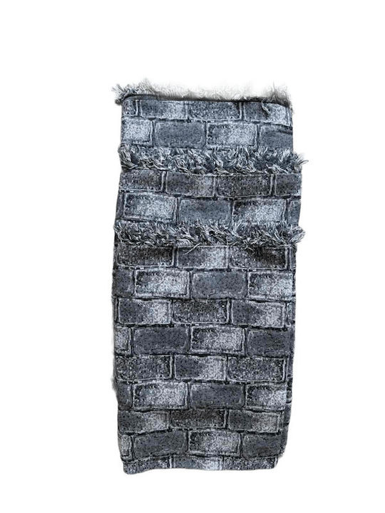 Kraft World Armchair Throw 180x180cm Gray TUR12-180x180-Gray
