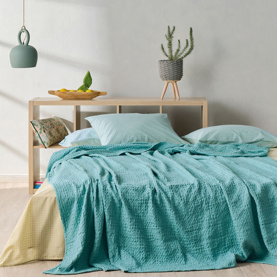 Kentia Illusion Pique Blanket Double 230x250cm Waffle
