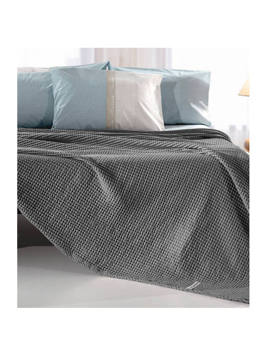 Guy Laroche Eternity Pătură Piqué King Size 260x240 cm Antracit