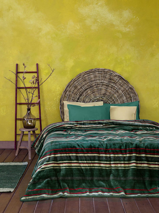 Nima Tinsel Velvet Blanket Single 160x220cm Tinsel