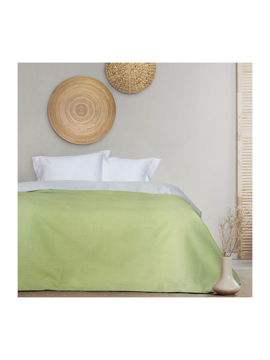 Kocoon Odelia Κουβέρτα Πικέ Υπέρδιπλη 220x260εκ. Green