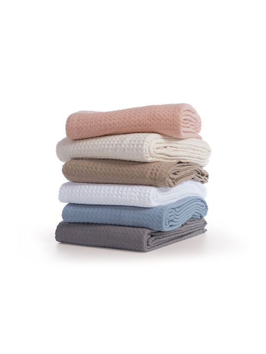 Nef-Nef Homeware New Golf Pique Blanket Single 160x240cm Pink
