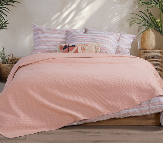 Nef-Nef Homeware New Golf Μονή 160x240εκ. Rose