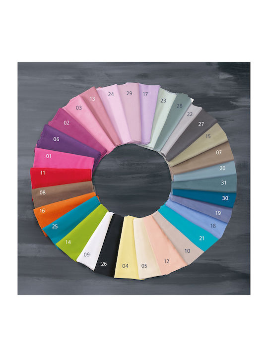 Rythmos Σετ Παπλωματοθήκη Βαμβακερή 160x250cm Μονή με Μαξιλαροθήκη Madonna Ink Blue