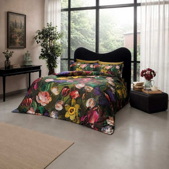 Tac Set Huse Pentru Pilote 200x220cm Dublă Cu 4 Fețe De Pernă & 1 Cearșaf Seraphina