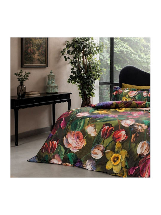 Tac Set Husă de Pilotă Dublă cu 4 Fețe de Pernă & 1 Cearsaf 200x220 Seraphina