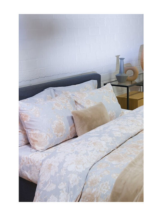Biokarpet Bettbezüge Diamond 253 Pearl Sky-Set Bettbezüge Einzel