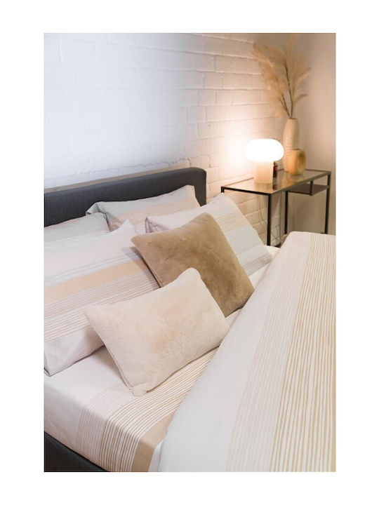 Viokarpet Duvet Cover Diamond 254 Opal Beige Set Duvet Cover Single