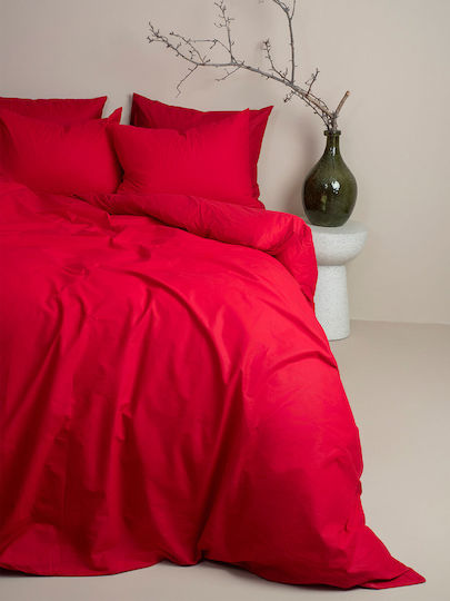 Sunshine Duvet Cover Cotton Double 200x250 Cotton Feelings 113 Red