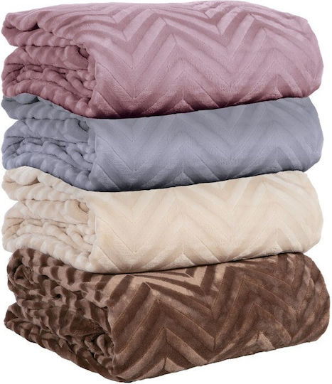 Nef-Nef Homeware Duvet Cover Set Single with Pillowcase 160x220 Carmen Mocca