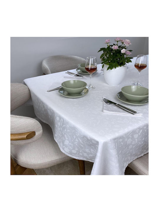 Astron Italy Tablecloth Set 7pcs White 140x180cm
