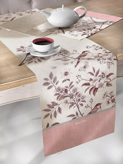 Saint Clair Ράνερ Αλέκιαστο Pink 40x160εκ. Saint Clair Ράνερ Αλέκιαστο Pink 40x160εκ.