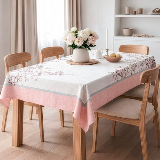 Saint Clair Tablecloth Pink 145x145cm