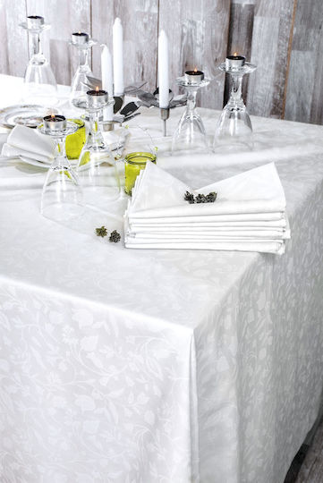 Rythmos Checkered Bensimon White 140x140cm