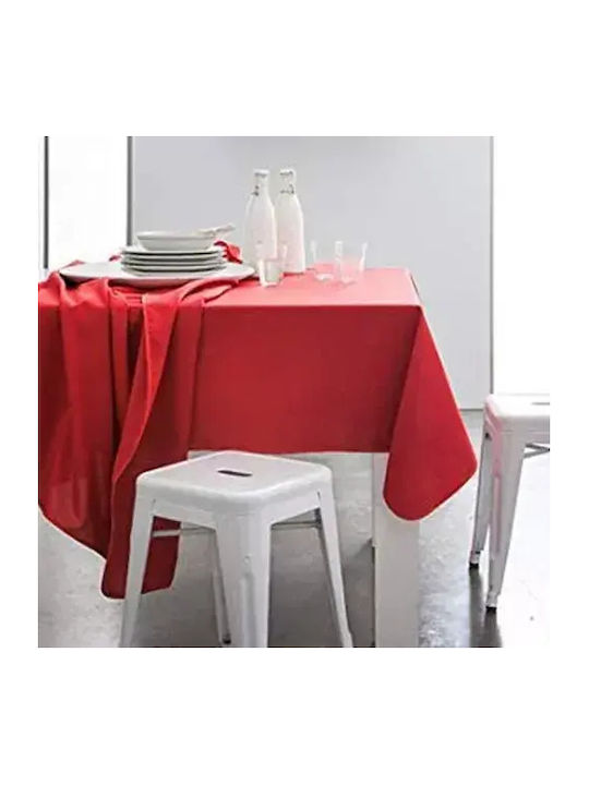 Today Tablecloth Cotton Red 140x240cm