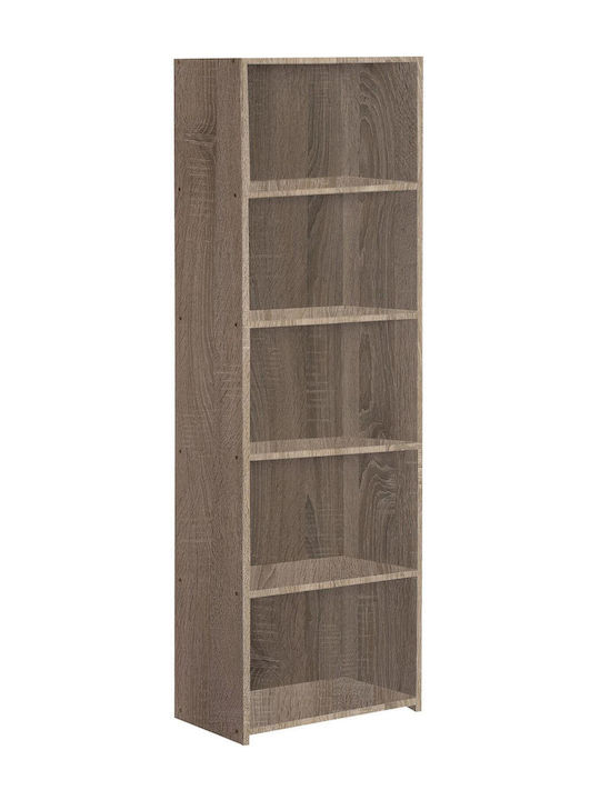 Bibliotecă Eliot 5s Albă 60x30x180 cm