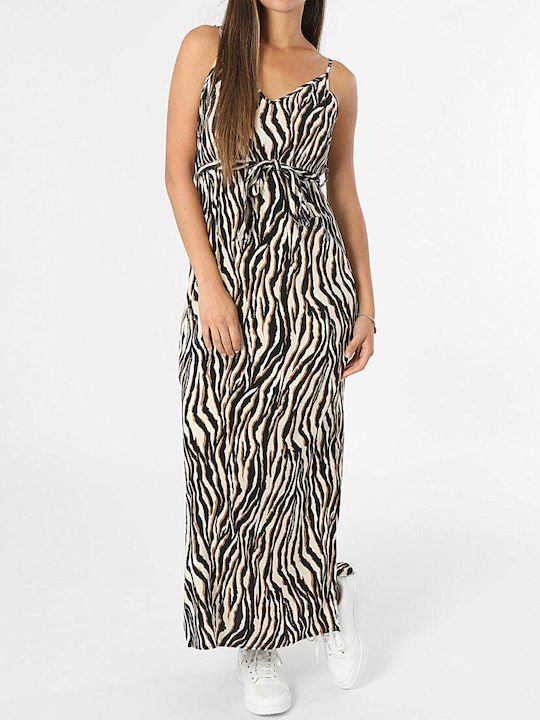 Easy Joy Summer Maxi Slip Dress Animal Print