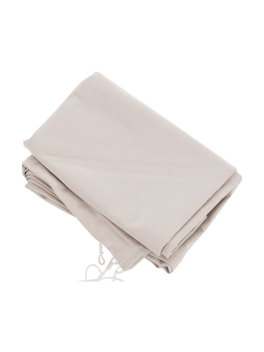 Professional Aluminum Squared Parasol Javante Beige 2.7x2.7m