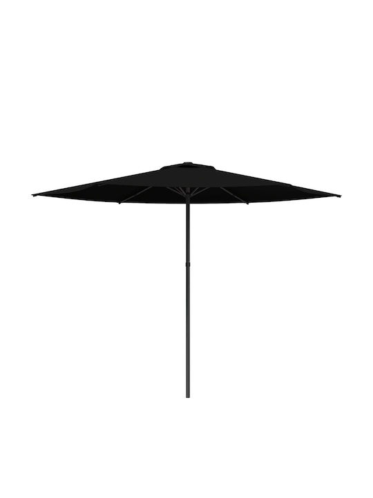 Umbrelă Rotundă Din Aluminiu Neagră Φ3xÎnălțime2.23m