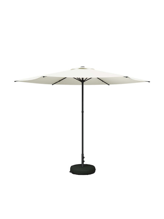Umbrelă Rotundă Din Aluminiu Bej Φ3xÎnălțime2.28m
