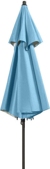 Garten- und Terrassen-Sonnenschirm Rundschreiben Aluminium Hellblaue F2m