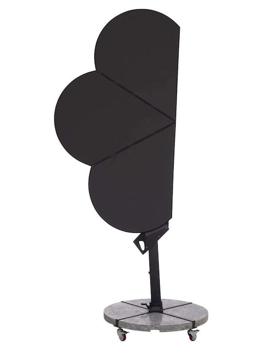 Hanging Circular Aluminum Beige Parasol Φ2.38m