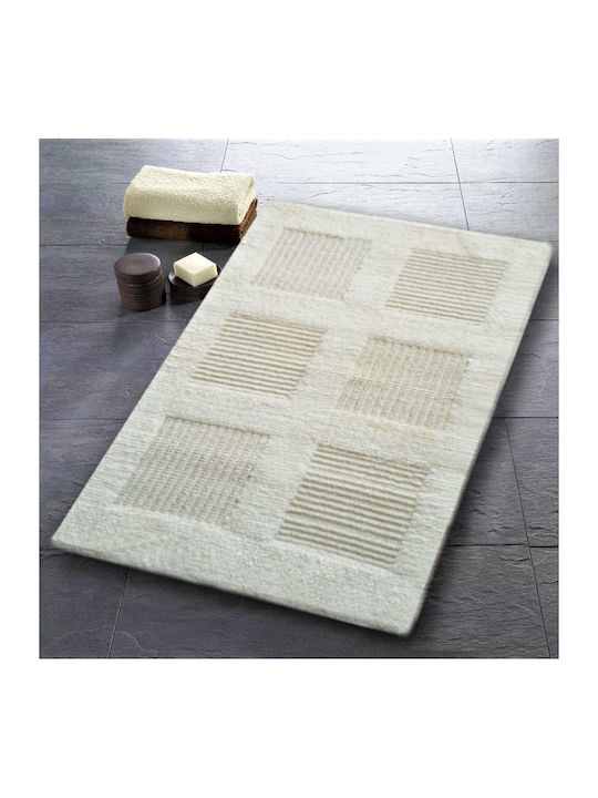Texi Bath Bath Mat Cotton Window Ecru 60x90cm