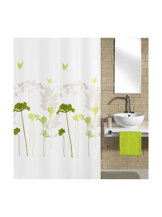Kleine Wolke Barcelona Fabric Shower Curtain 180x180cm Εκρού