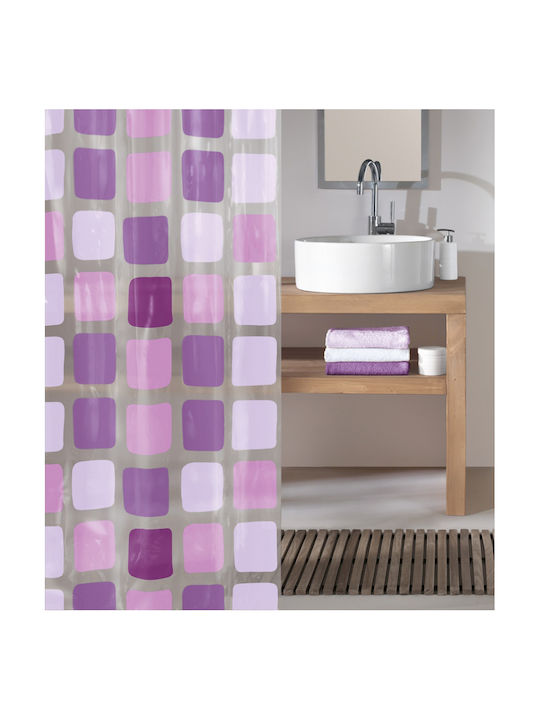 Kleine Wolke Sonny Κουρτίνα Μπάνιου 180x200 cm Violett