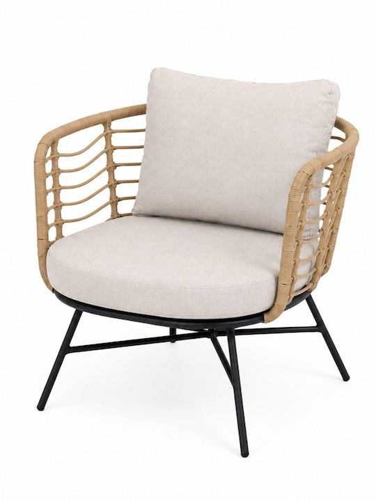 Garten- und Outdoor-Möbelsets 4 Stück Grau mit Kissen