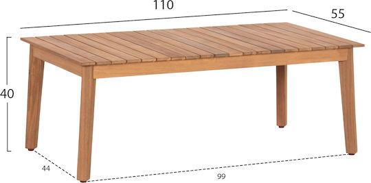 Set de mobilier pentru camera de zi de exterior 4 buc Bej