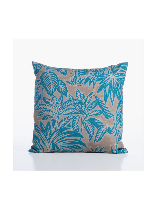 Nef-Nef Homeware Μαξιλάρι Καναπέ από 100% Βαμβάκι Blue 45x45εκ.
