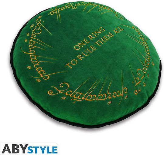 Abysse Μαξιλάρι Lord Rings One Ring Cushion Πράσινο 34x34εκ.