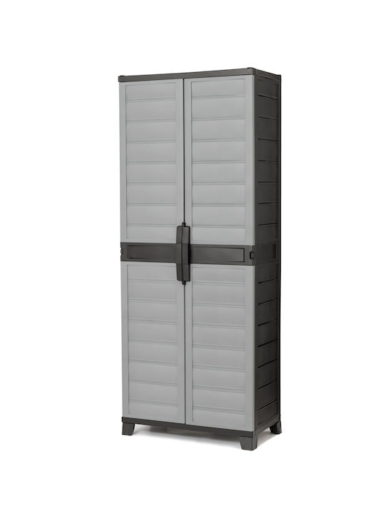 Dulap cu două uși Plastic cu 4 Rafturi 70x43x180cm