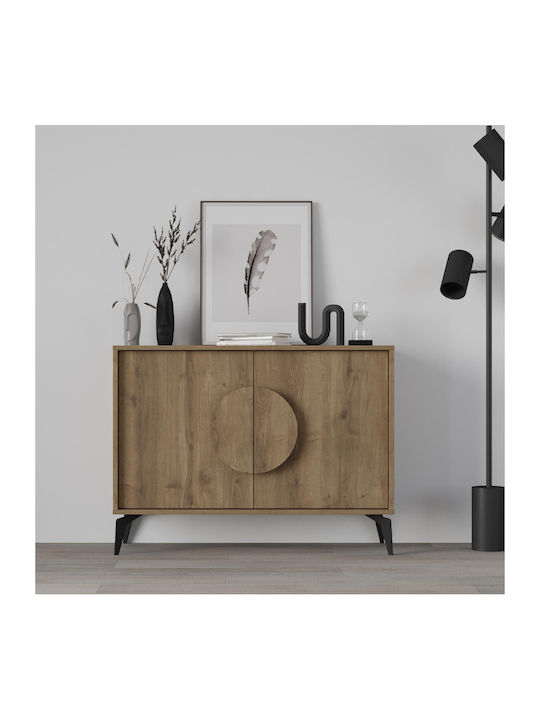 Μπουφές Gora Ξύλινος Ανοιχτό Καφέ 110x35.6x82cm