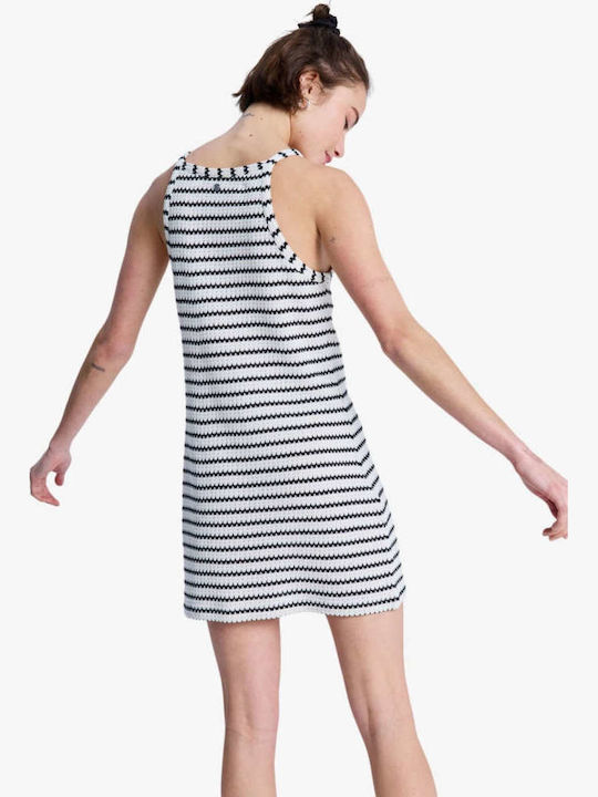 Sommer Mini Damenkleid Weiß