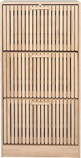 Wooden Shoe Organizer With 3 Wooden Shelves 60x24x113cm HD0206FS Wooden Shoe Organizer With 3 Wooden Shelves 60x24x113cm HD0206FS