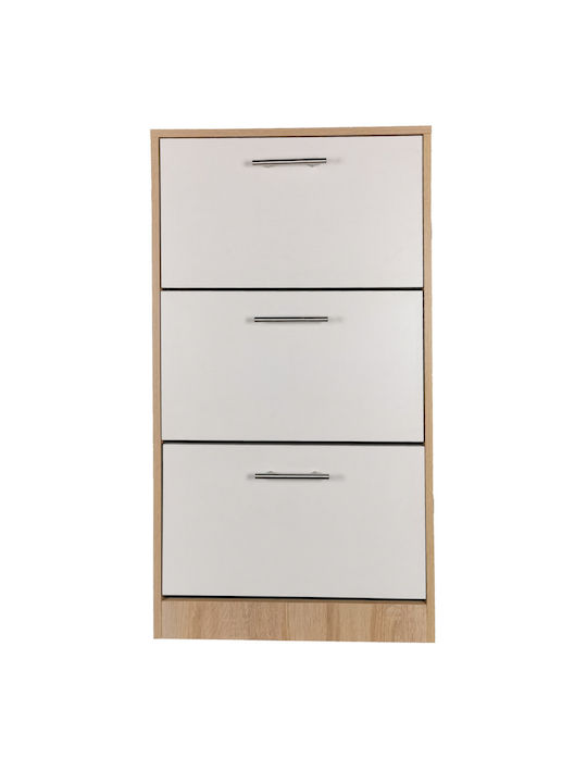 Holz Schuhschrank 63x24x117cm