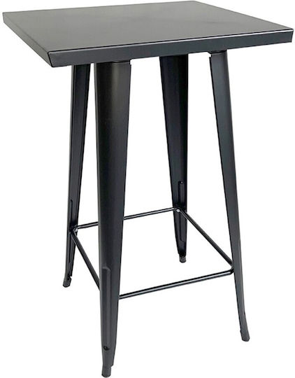 Bar Catering Vigor Foldable 60x60x103cm Black Bar Catering Vigor Foldable 60x60x103cm Black