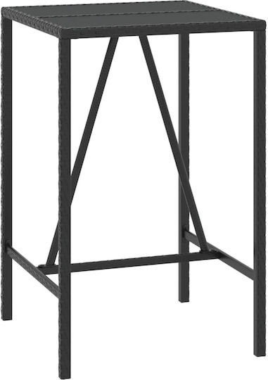 Bar 70x70x110cm Black Bar 70x70x110cm Black