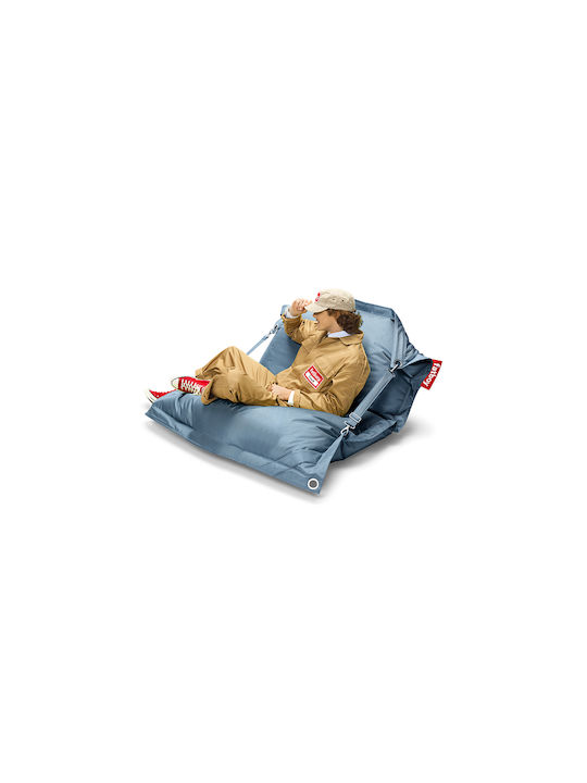 Fotolii Puf Bolster Impermeabil Buggle-up Jeans Albastru Deschis 185x137cm