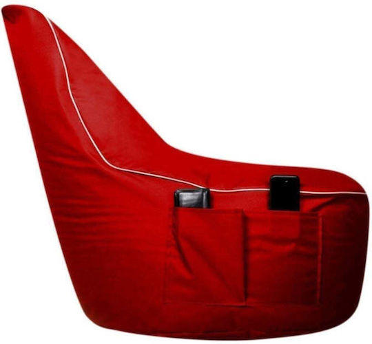 Pouf Sessel Weiß
