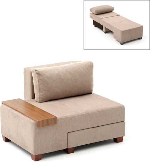Armchair Bed Perenna 116x93x83cm Beige