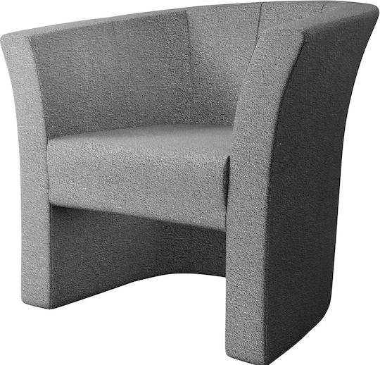 Πολυθρόνα Niko 71x65x76cm Γκρι