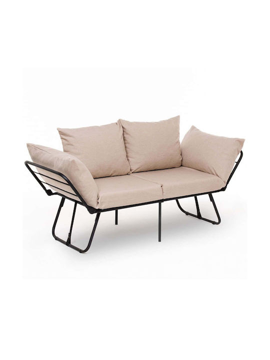 Viper Διθέσιος Καναπές Κρεβάτι Cream 150x60x78εκ.