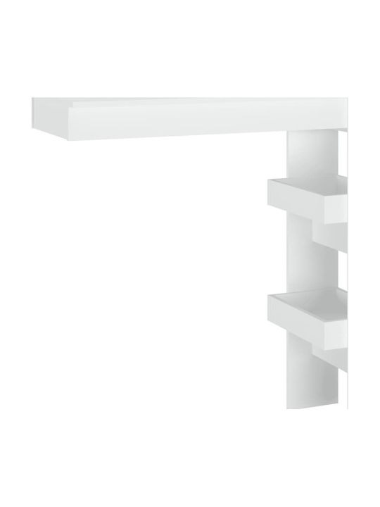 Table Bar Wooden White 102x45x103.5cm