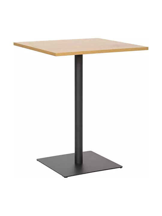 Nerobian Square Table Dining Room Wooden Sonoma Shade 60x60x75cm