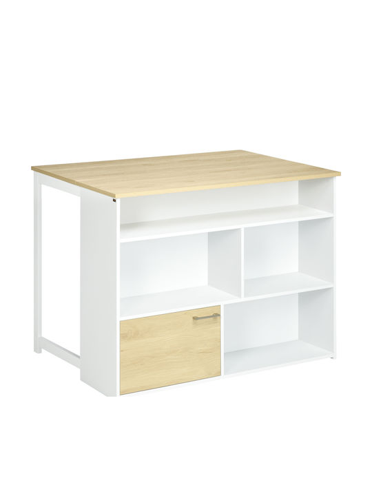 Masă Bar Lemnoasă Alb 116x79.5x91buc